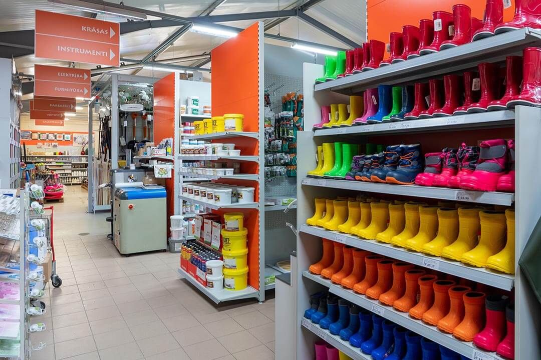 mājsaimniecības preču veikals 9