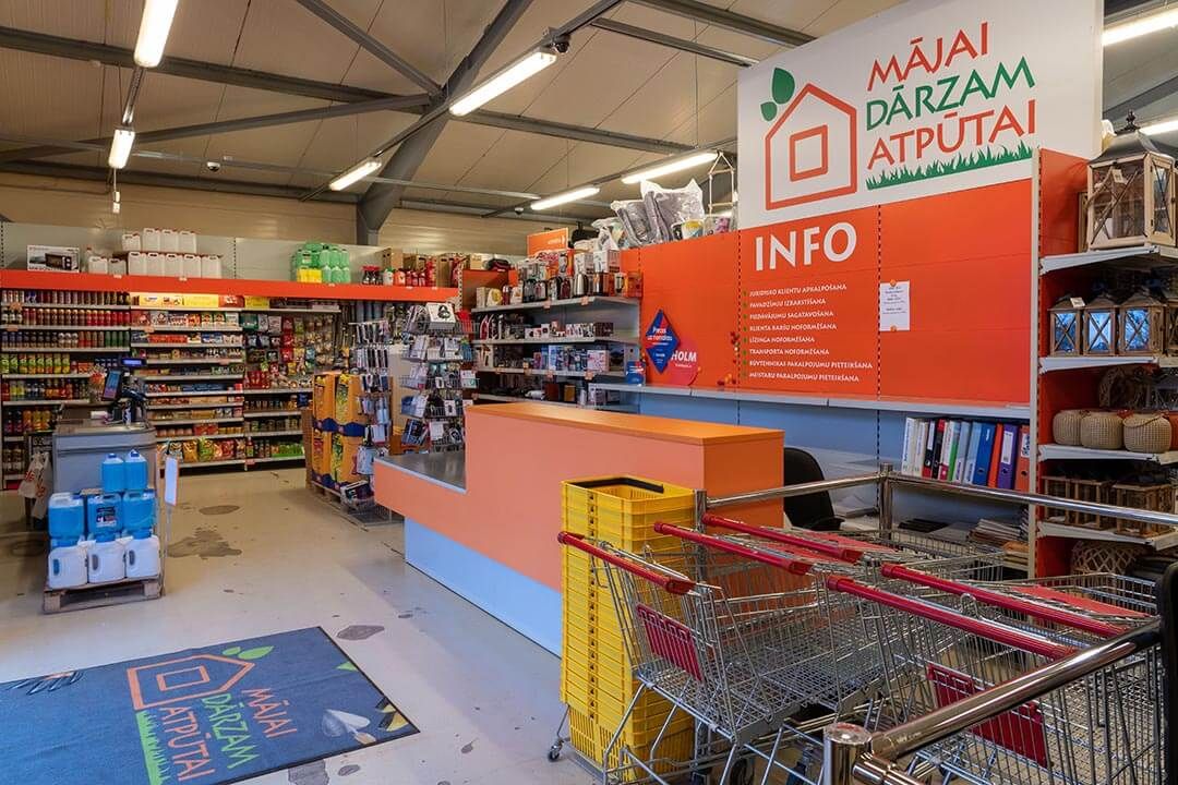 mājsaimniecības preču veikals 3